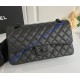 Chanel Small Classic Flap Bag in Black Caviar Leather with black hardware C1112CB-black