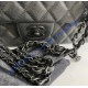 Chanel Small Classic Flap Bag in Black Caviar Leather with black hardware C1112CB-black