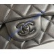 Chanel Jumbo Classic Flap Bag in Black Lambskin with black hardware