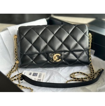 Chanel 2021 SS Flap bag C2563-black