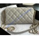 Chanel 2021 SS Flap bag C2563-light-gray