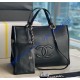 Chanel Cocomark Large Shopping Tote Bag C3128B-black