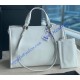 Chanel Cocomark Large Shopping Tote Bag C3128B-white