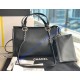 Chanel Cocomark Small Shopping Tote Bag C3129B-black