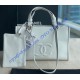 Chanel Cocomark Small Shopping Tote Bag C3129B-white