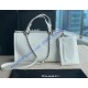 Chanel Cocomark Small Shopping Tote Bag C3129B-white