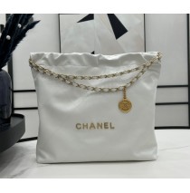 Chanel 22 Handbag C3261A-white