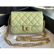Chanel Mini Flap Bag C3757-light-green