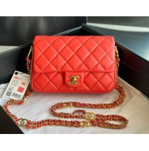 Chanel Mini Flap Bag C3757-red