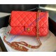 Chanel Flap Bag C3777-red