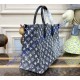 Louis Vuitton Denim Jacquard OnTheGo MM M46448-gray