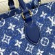 Louis Vuitton Denim Jacquard OnTheGo MM M46448-blue