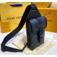 Louis Vuitton Monogram Eclipse Saumur Slingbag M45912