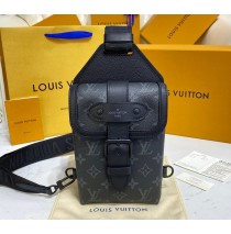 Louis Vuitton Monogram Eclipse Saumur Slingbag M45912