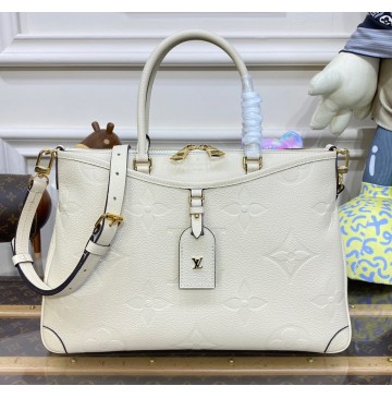 Louis Vuitton Monogram Empreinte Leather Trianon MM M46487-cream