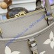 Louis Vuitton Bicolor Monogram Empreinte Leather Trianon MM M46487-gray