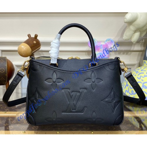 Louis Vuitton Monogram Empreinte Leather Trianon PM M46488-black ...