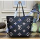 Louis Vuitton Bicolor Monogram Empreinte Leather Neverfull MM M58907