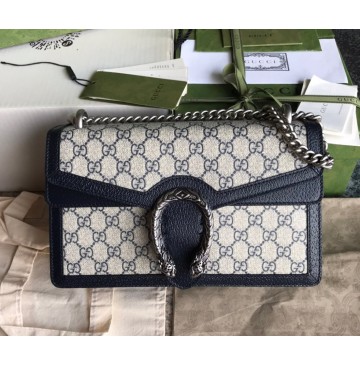 Gucci Dionysus GG Supreme Medium Shoulder Bag GU400249CA-blue