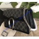 Gucci Dionysus GG Supreme Medium Shoulder Bag GU400249DN-black