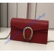 Gucci Dionysus Leather Super Mini Bag GU476432L-red