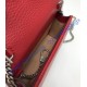 Gucci Dionysus Leather Super Mini Bag GU476432L-red