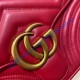 Gucci GG Marmont small Red top handle bag
