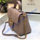 Gucci GG Marmont small Tan top handle bag