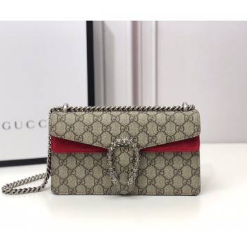 Gucci Dionysus GG Small Rectangular Bag GU499623-red