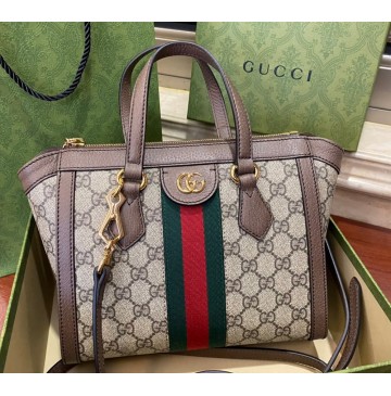 Gucci Ophidia small GG tote bag GU547551CA-brown