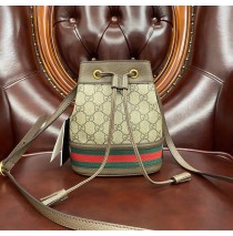 Gucci Ophidia GG Mini Bucket Bag GU550620-brown