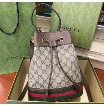 Gucci Ophidia GG Small Bucket Bag GU550621CA-brown