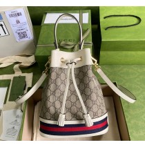 Gucci Ophidia GG Small Bucket Bag GU550621CA-brown-beige