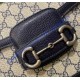 Gucci GG Supreme Horsebit 1955 shoulder bag GU602204CA-blue