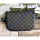 Gucci GG Supreme Horsebit 1955 shoulder bag GU602204DN-black