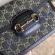 Gucci GG Supreme Horsebit 1955 shoulder bag GU602204DN-black