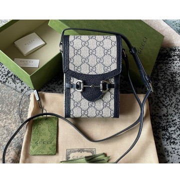 Gucci Horsebit 1955 mini bag GU625615CA-blue