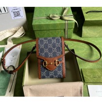 Gucci Horsebit 1955 mini bag GU625615DN-blue