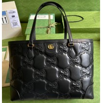 Gucci GG Matelasse Medium Tote GU631685L-black