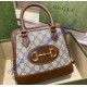 Gucci Horsebit 1955 Mini Top Handle Bag GU640716C-brown