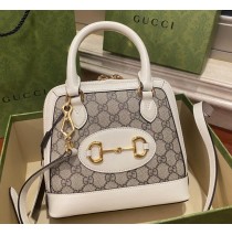 Gucci Horsebit 1955 Mini Top Handle Bag GU640716C-white