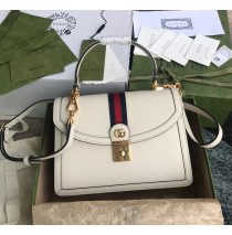 Gucci Ophidia Small Top Handle Bag With Web GU651055-beige