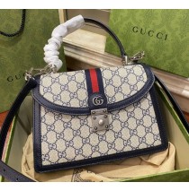 Gucci Ophidia GG Small Top Handle Bag GU651055CA-blue