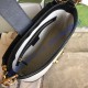 Gucci Small Debossed GG Leather Shoulder Handbag GU675788-white-black