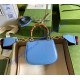 Gucci Bamboo 1947 Small Top Handle Bag GU675797-blue