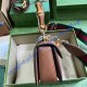 Gucci Bamboo 1947 Jumbo GG Small Top Handle Bag GU675797C-blue-brown