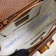 Gucci Bamboo 1947 Jumbo GG Small Top Handle Bag GU675797C-blue-brown