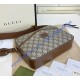 Gucci GG Supreme Messenger Bag With Interlocking G GU675891C-brown