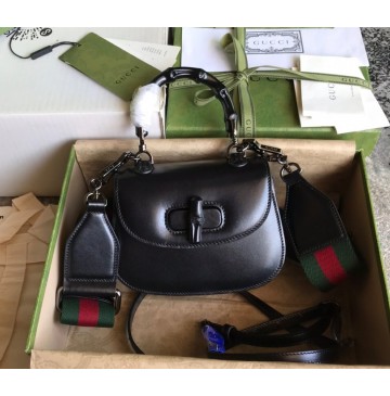 Gucci Bamboo 1947 Mini Top Handle Bag GU686864-black