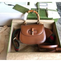 Gucci Bamboo 1947 Mini Top Handle Bag GU686864-brown